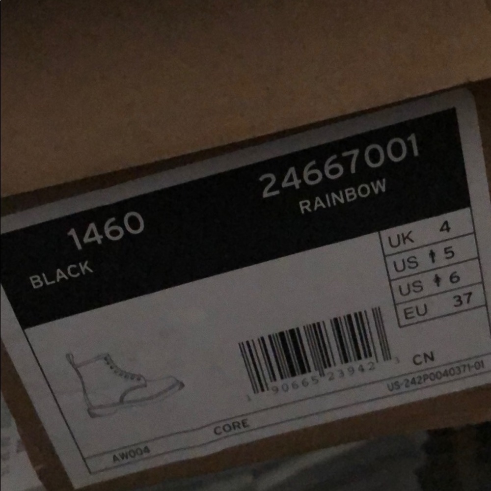 SOLD Dr. Martens 1460 RAINBOW IRIDESCENT Boots - Picture 7 of 7